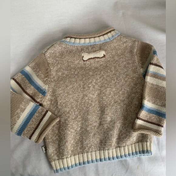 ✨SOLD✨ 12 Months Standard Blues Puppy Dog Sweater - Picture 4 of 6
